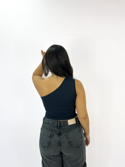 Cropped uma alça Miami