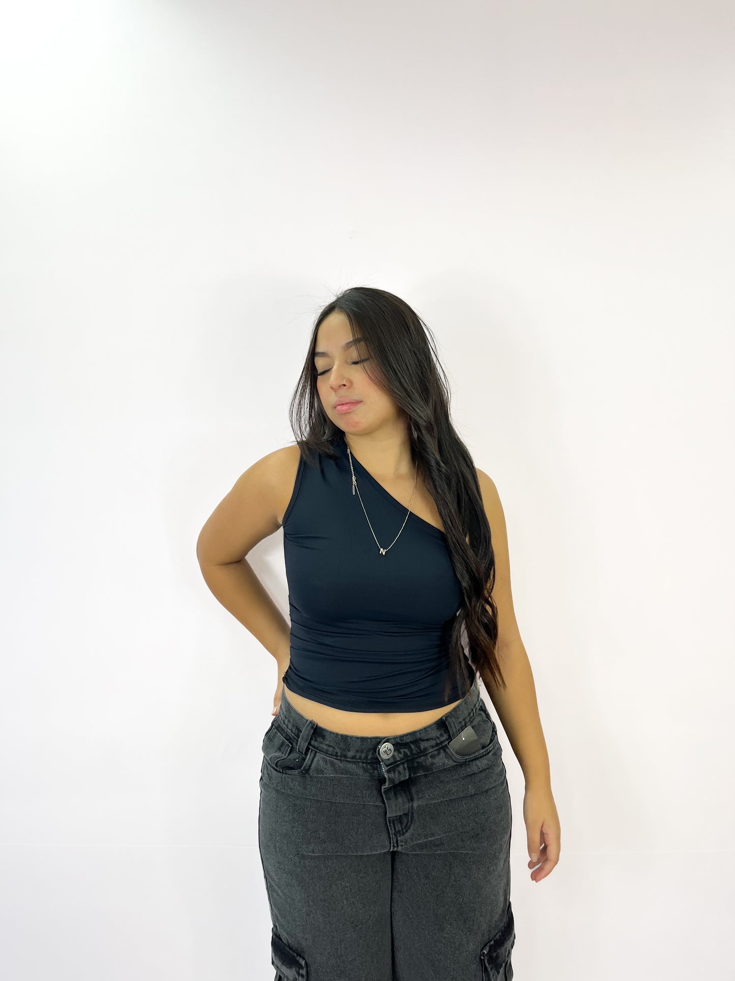 Cropped uma alça Miami