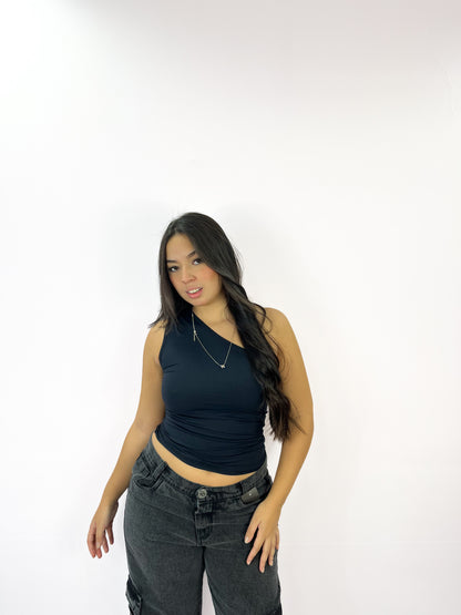 Cropped uma alça Miami