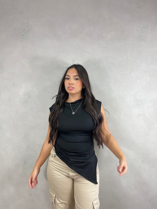 Blusa assimétrica Holanda