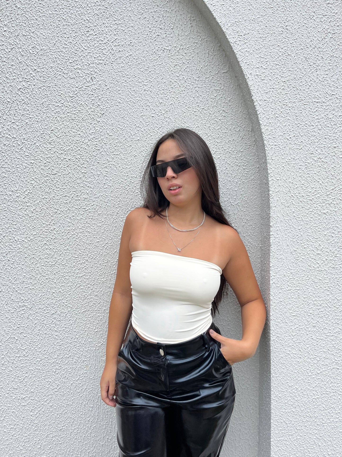Cropped Top tube faixa suplex Viena